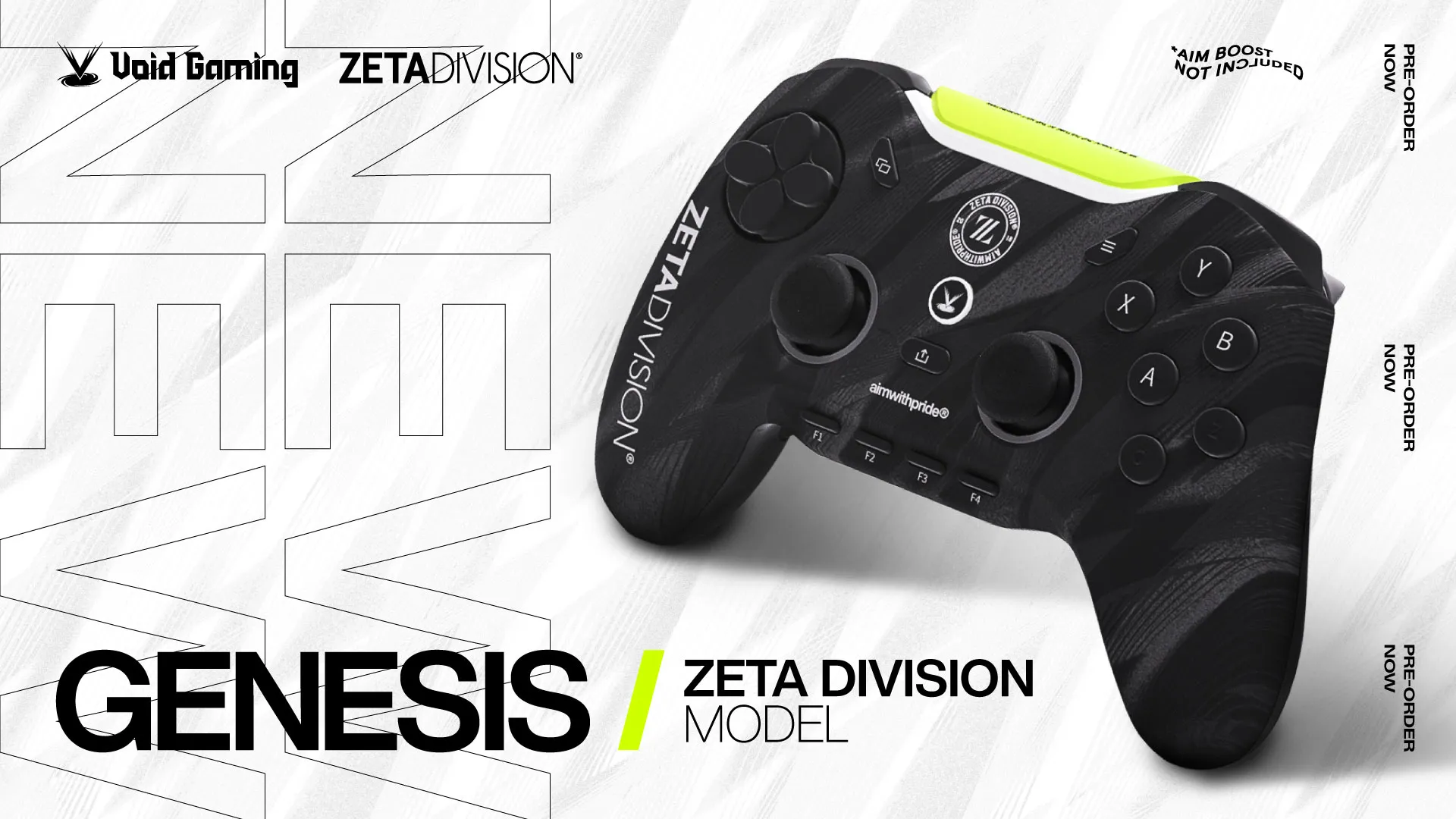 GENESIS】ZETA DIVISION × Void Gaming コラボコントローラー