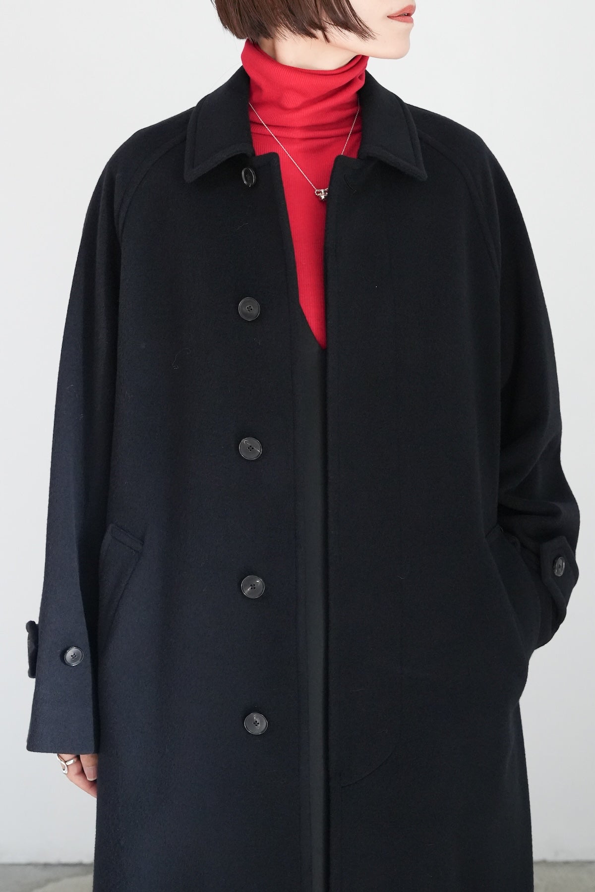 AURALEE SUPER FINE WOOL MOSSER SOUTIEN COLLAR COAT – Chum!