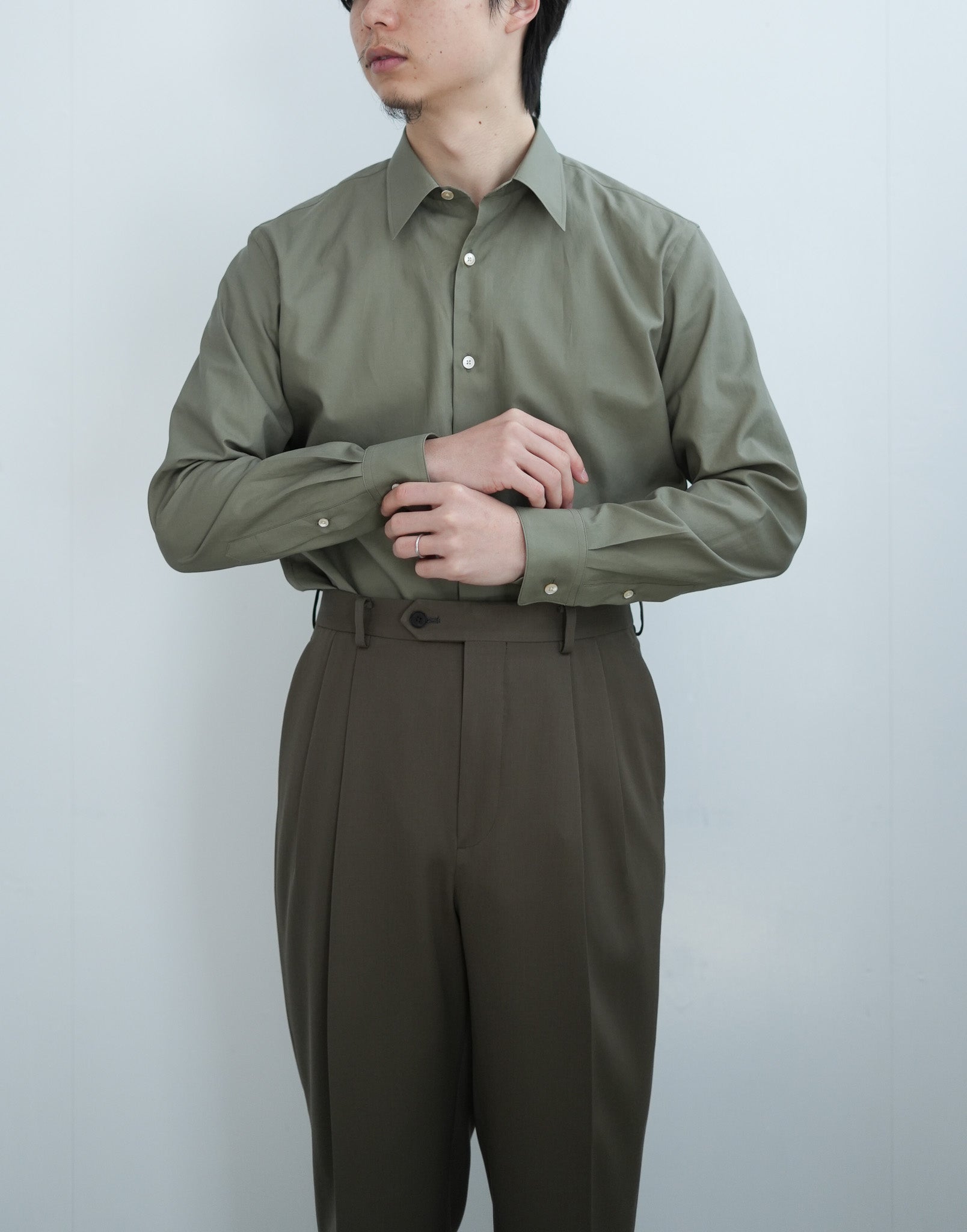 AURALEE WASHED FINX TWILL SLIM SHIRT – Chum!
