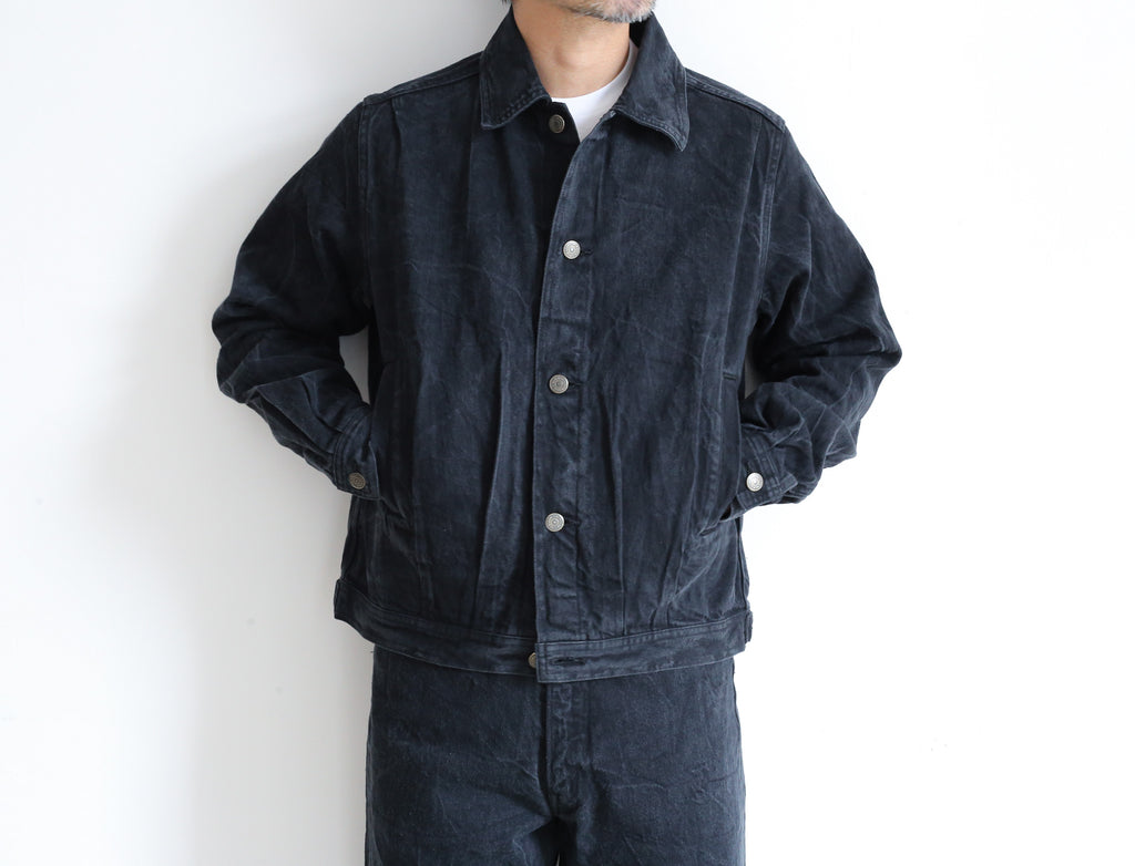 AURALEE SELVEDGE FADED LIGHT DENIM BLOUSON & DENIM PANTS – Chum!