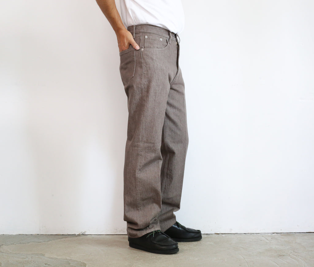 AURALEE HARD TWIST BROWN DENIM WIDE PANTS & 5P PANTS – Chum!