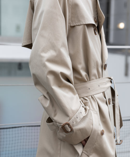 INTÉRIM / インテリム23SS TRENCH COATのスタイリング – session