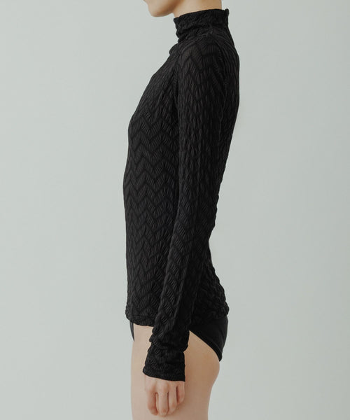 BIOTOP(ビオトープ) / 【FETICO × ё BIOTOP】JQ JERSEY MOCK NECK TOP