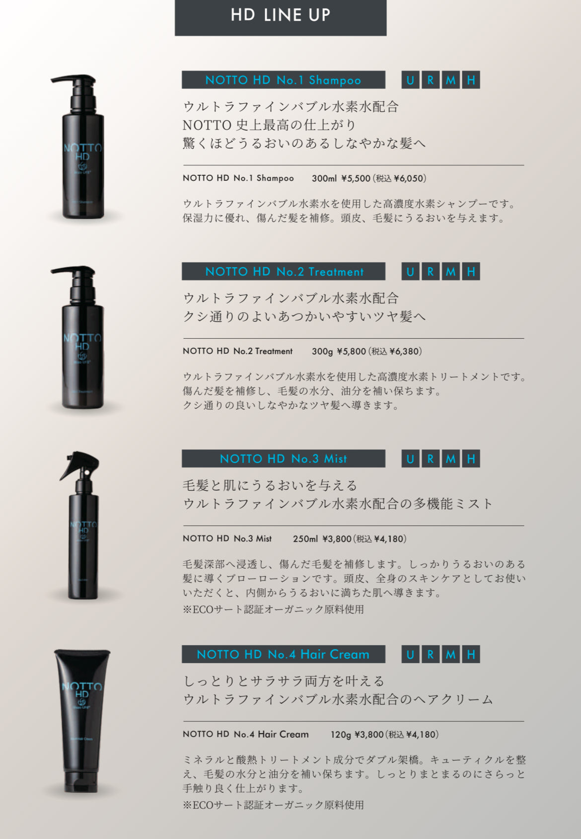 NOTTO（ノット）HD NO.1 シャンプー 300ml – SOISHOP