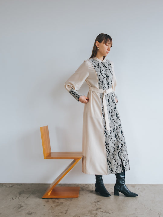 Center Jacquard Shirt Dress｜センタージャガードシャツドレス – MARTE