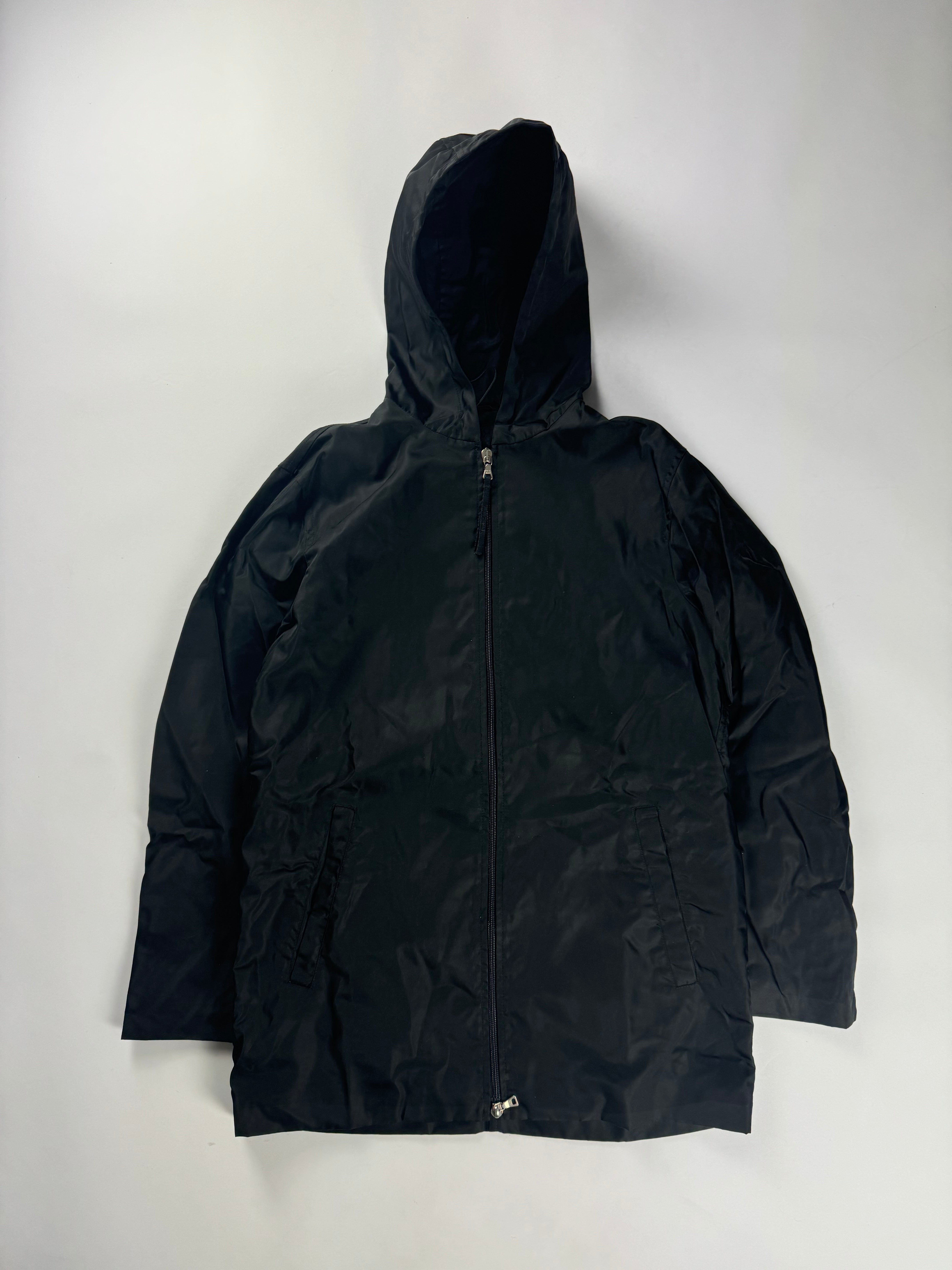 WEDEMPIECES - Prada Blackout Double Zip Windbreaker Jacket 2000s