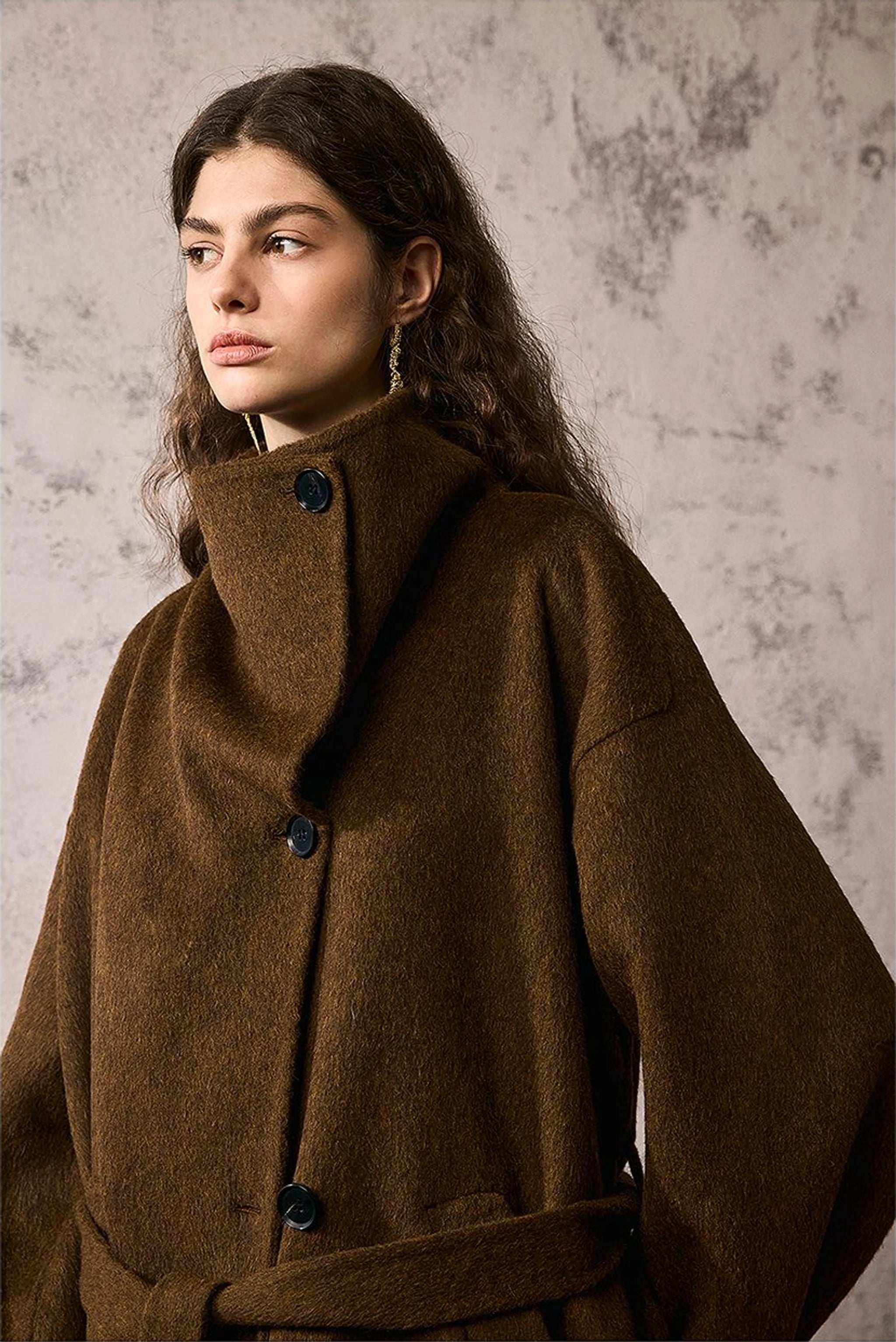 Andes Alpaca Wool Coat | Atorie