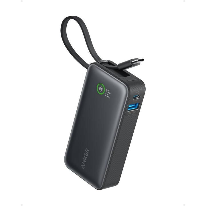 Anker Nano Power Bank (30W、Built-In USB-C Cable)レビュー