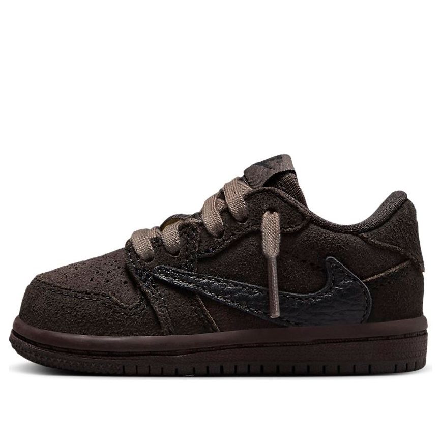 TD) Air Jordan 1 Retro Low OG SP x Travis Scott 'Velvet Brown