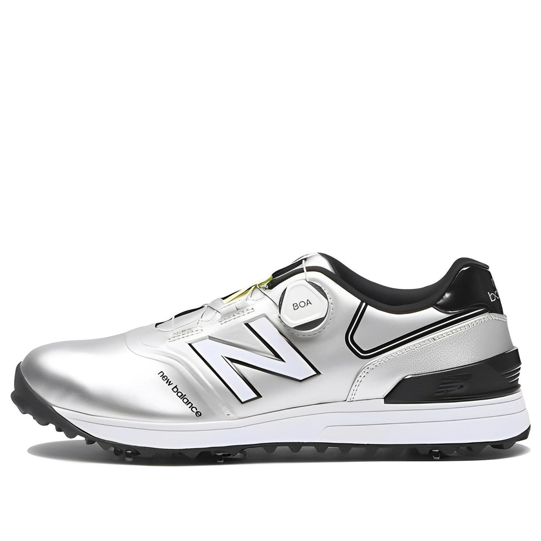 New Balance 574 V3 BOA Golf Shoes 'Silver Black' UGB574S3