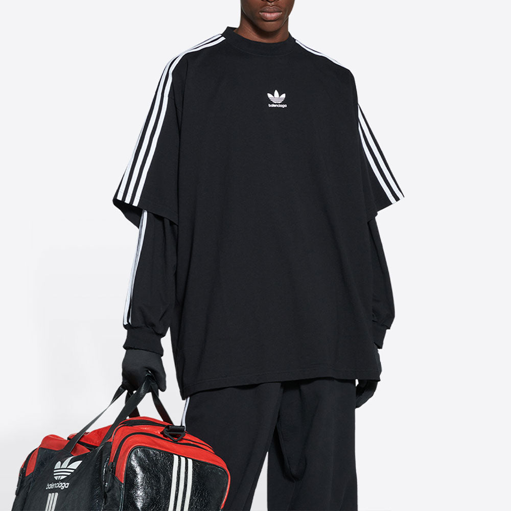 Balenciaga x adidas T-Shirt Oversized 'Black' 723122TNVA68482