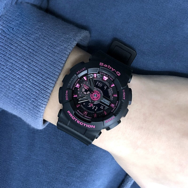 CASIO Baby-G 'Black Pink' BA-111-1A