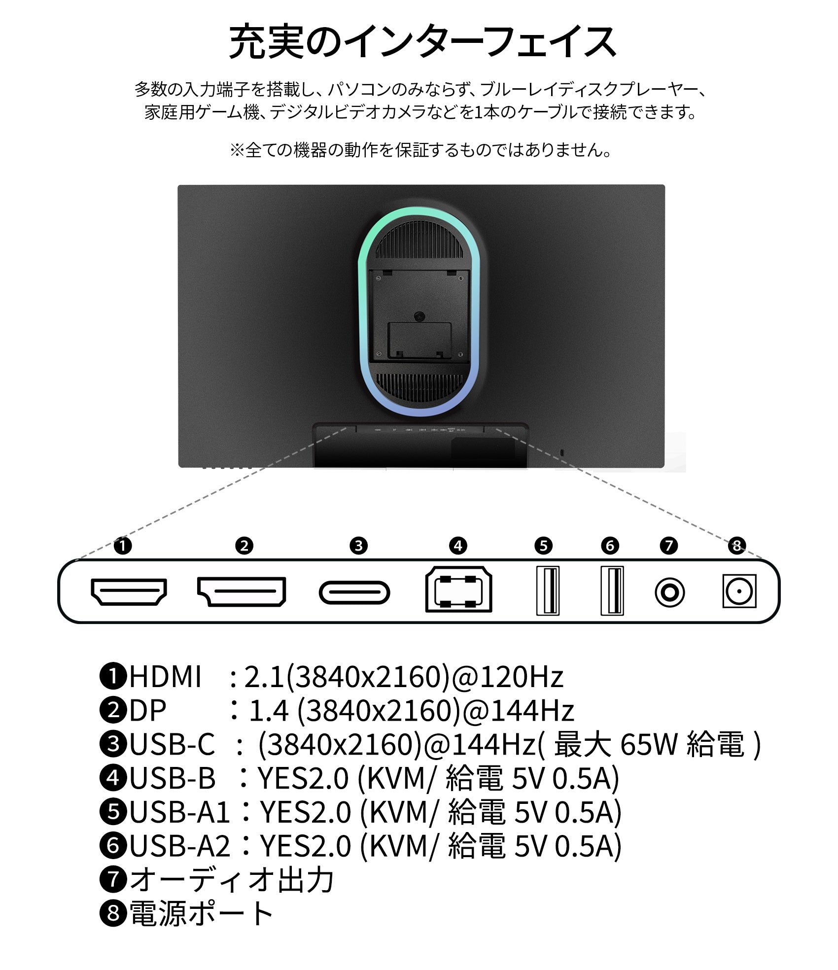 JAPANNEXT 28インチ 4K(3840x2160)解像度 144Hzリフレッシュレート対応
