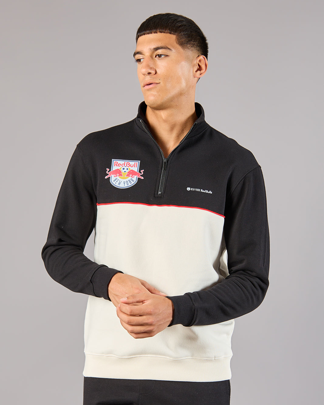 Men Red Bull Quarter Zipper Sweatshirt|KWT - REDTAG