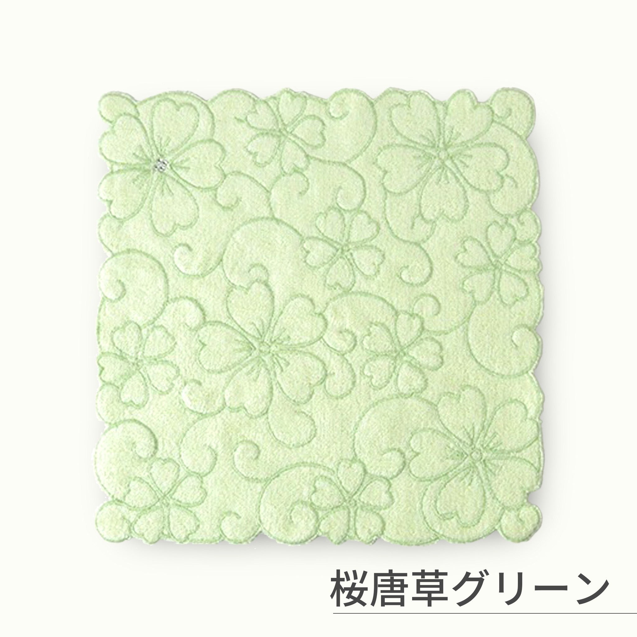 のレン 竹タオル / レーヨン（竹繊維）70% 綿 30% 約24cm×24cm タオル