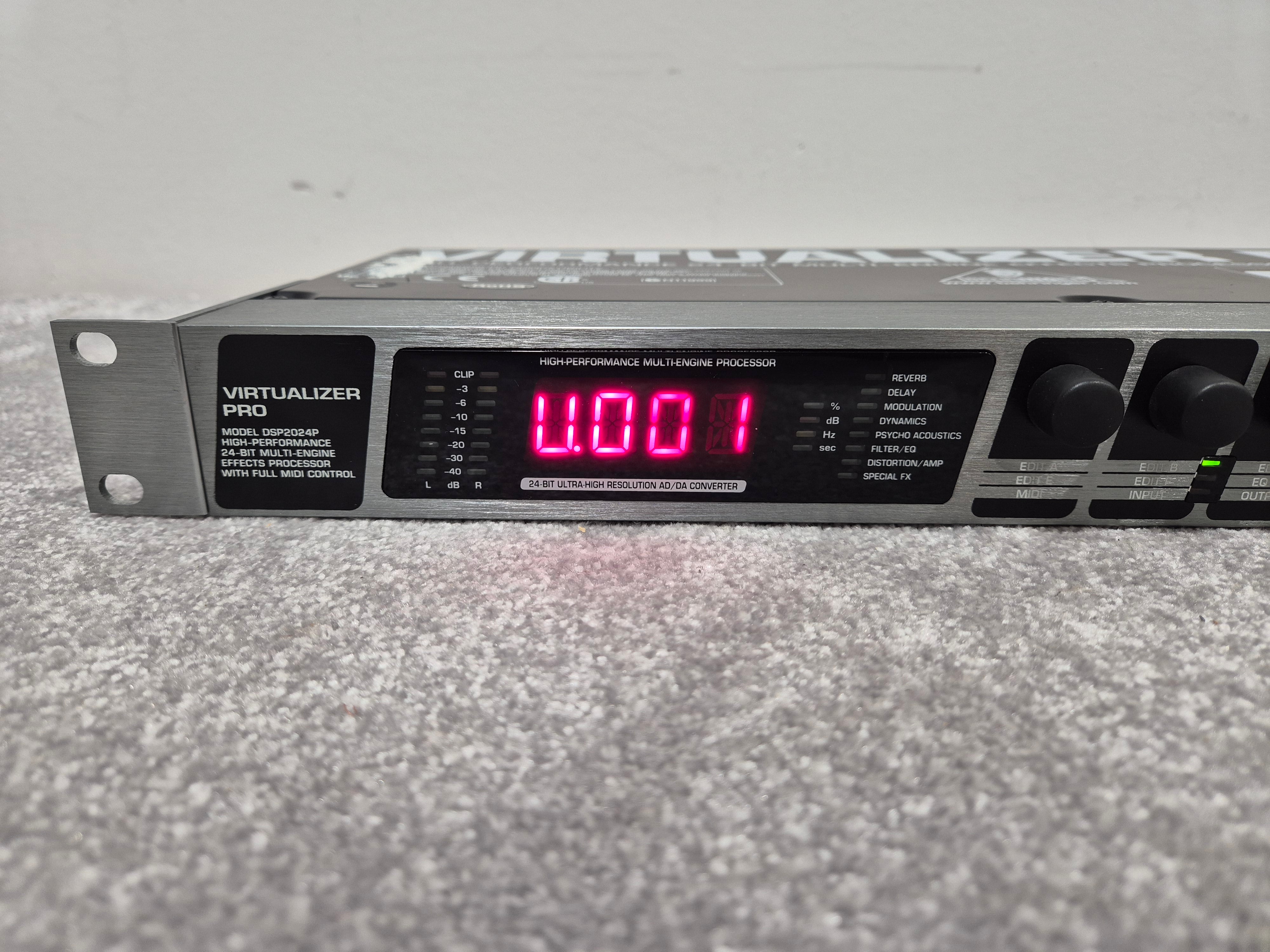Behringer Virtualizer Pro DSP2024P - Digital Multi-Effects Processor