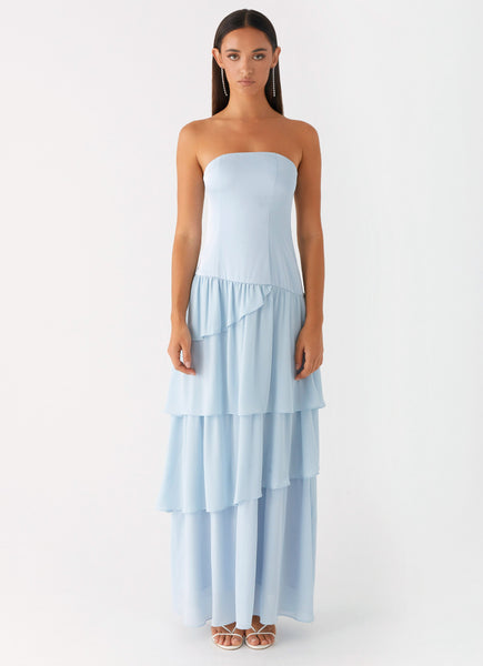 Prism Beaded Maxi Dress - Blue – Peppermayo Canada