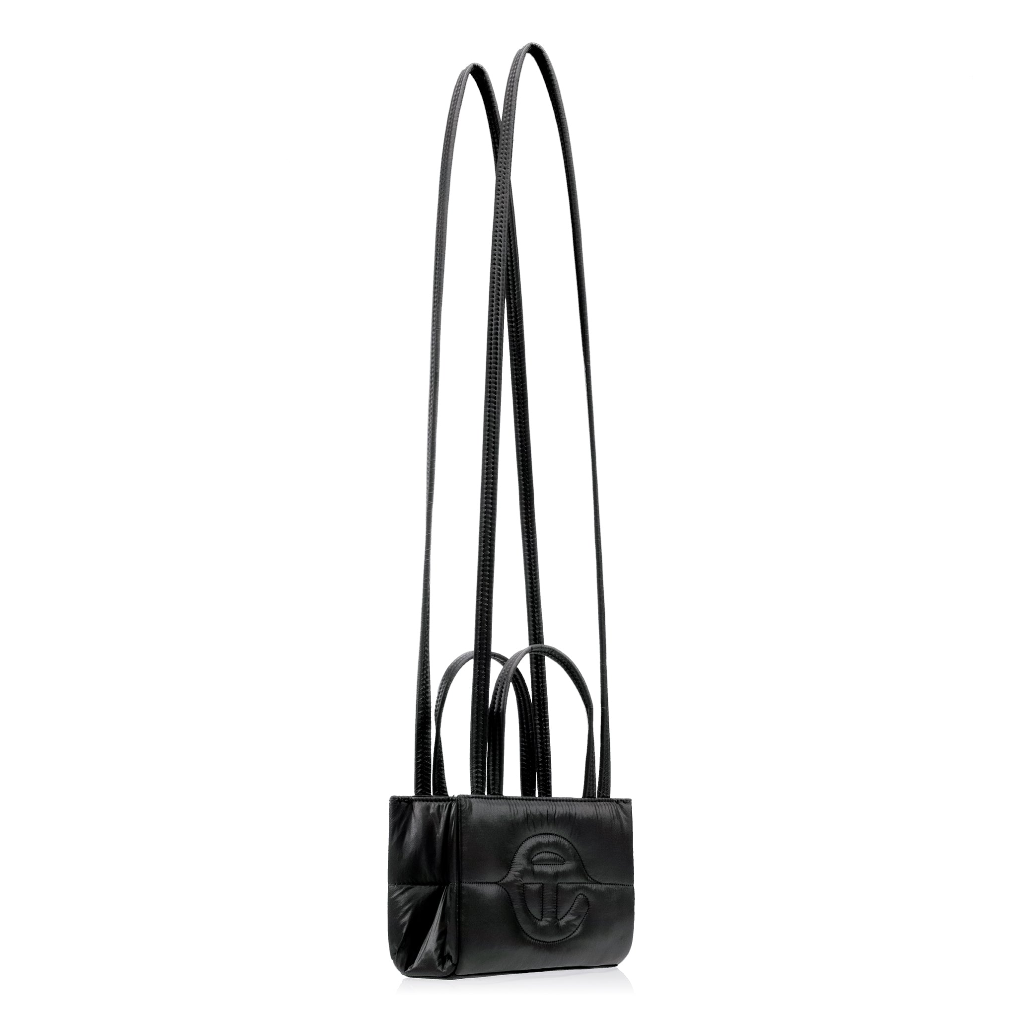 Small Puff Shopper - Black