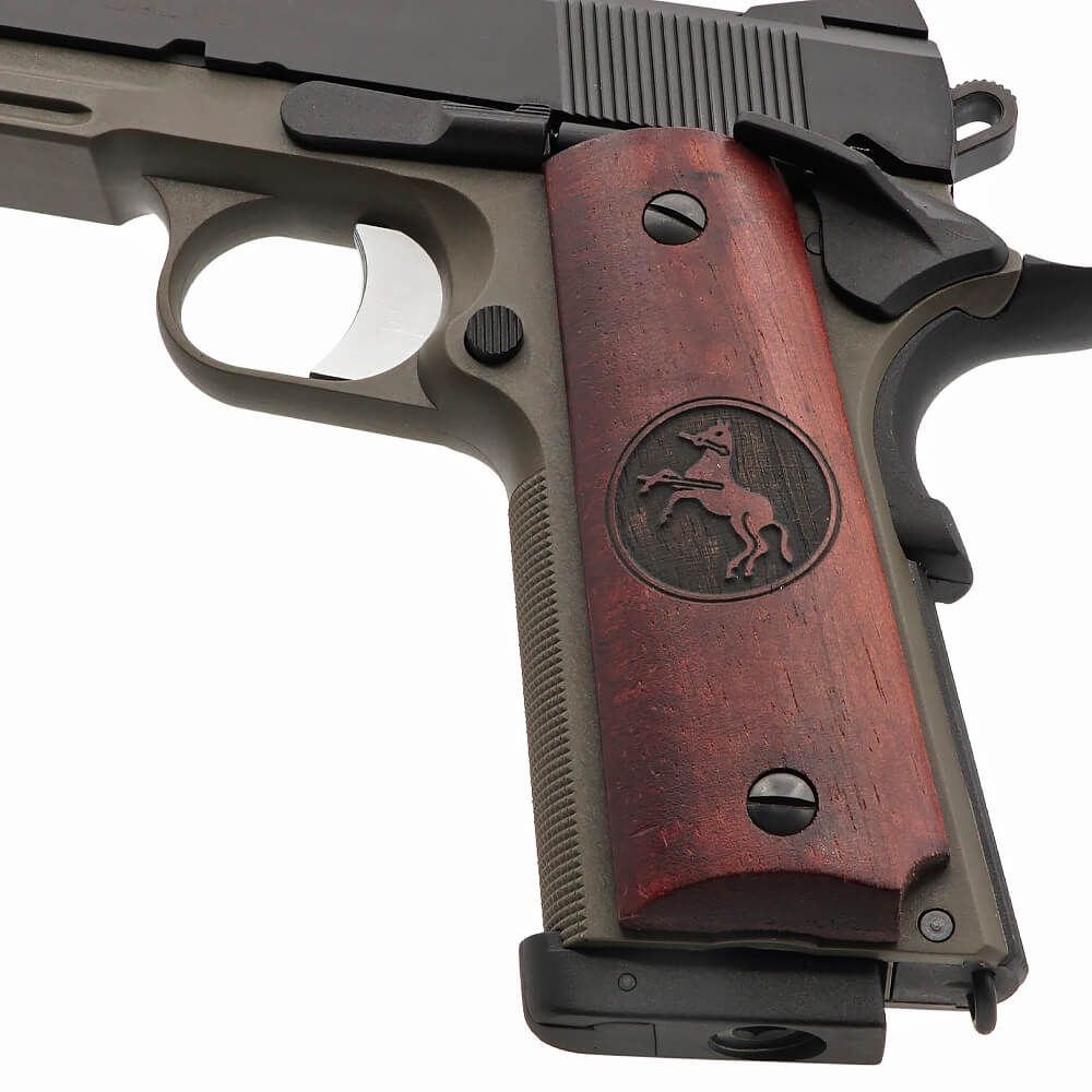 良品武品 】 Co2 GBB ガバメントシリーズ 対応 木製 カスタムグリップ