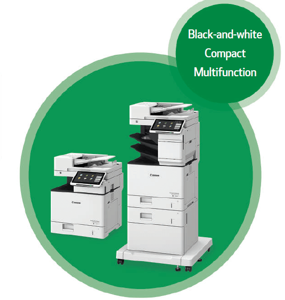 Canon ImageRunner ADVANCE DX 527iF Black and White Compact Multifuncti