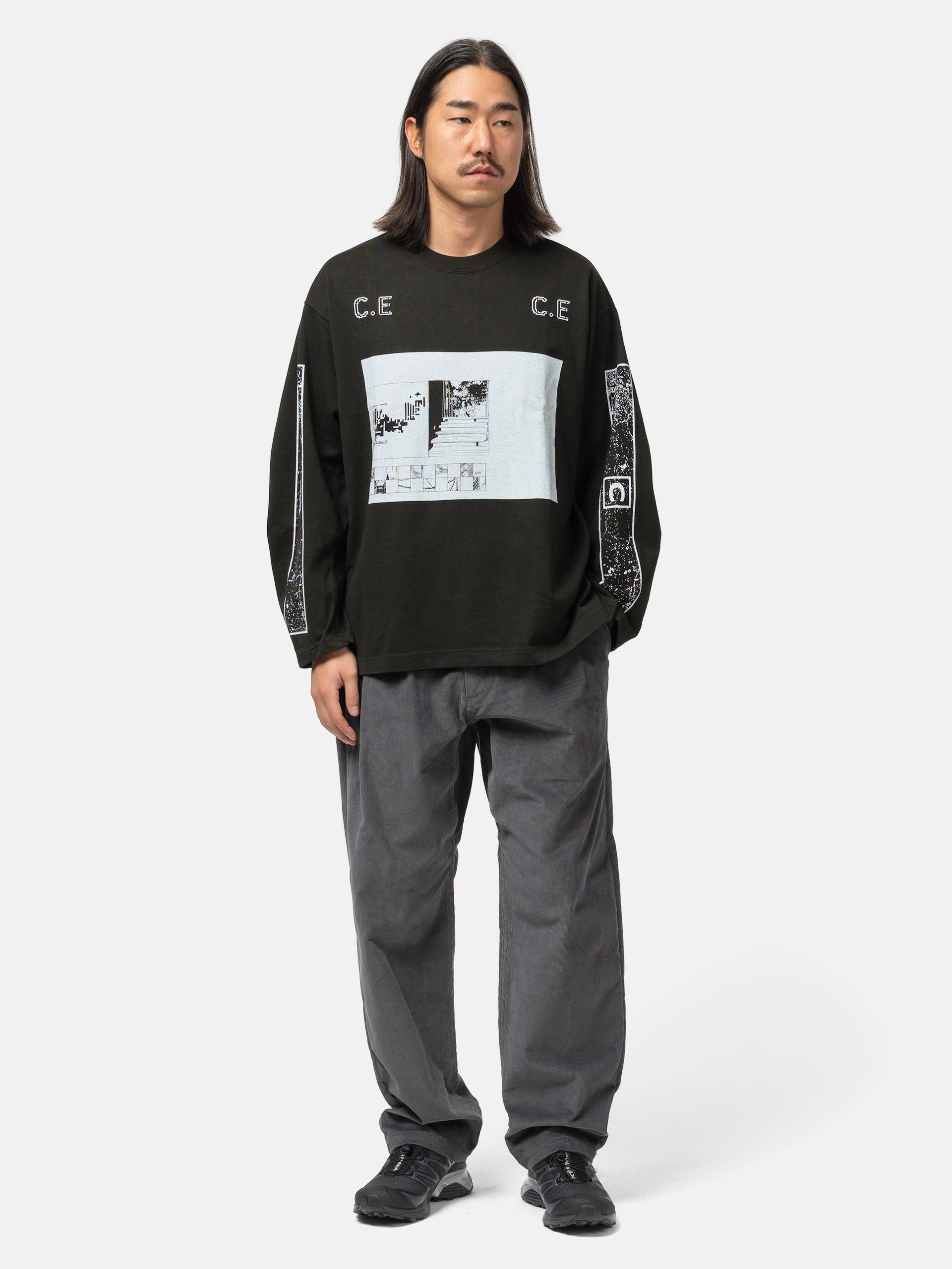 CAV EMPT CGCEGC Heavy Long Sleeve T Black | HAVEN