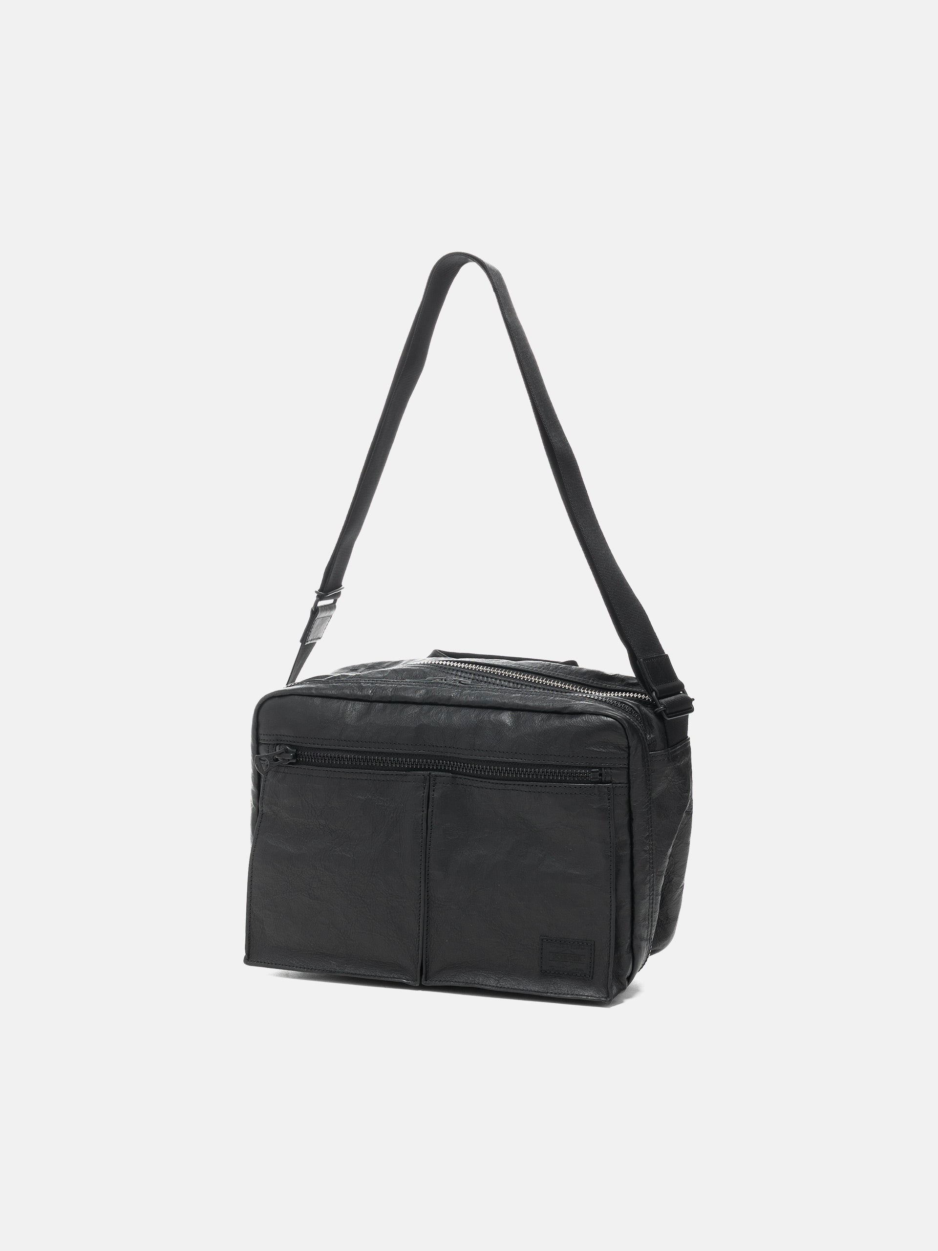 PORTER ALOOF Messenger Bag (L) Black | HAVEN