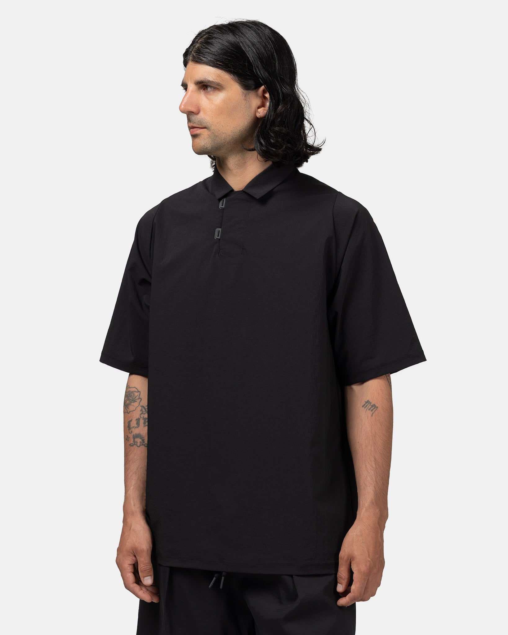 TEATORA Capsulesnap Polo Shirt DR Black | HAVEN