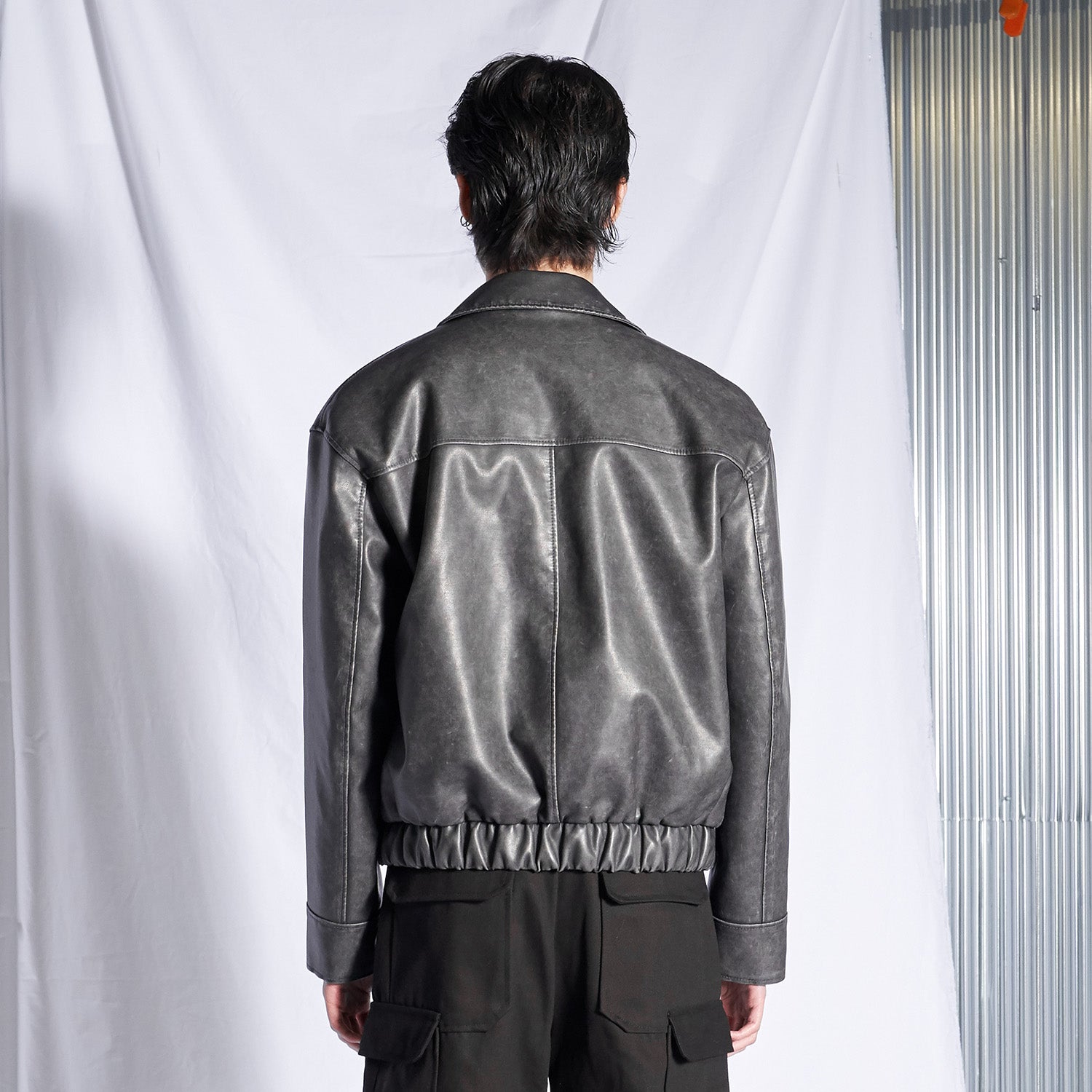 ウォッシュドレザージャケット - SPERONE | 60% - アジアファッション通販