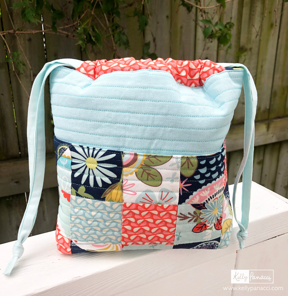 Project Bag with Sew Retro Fabric – Kelly Panacci