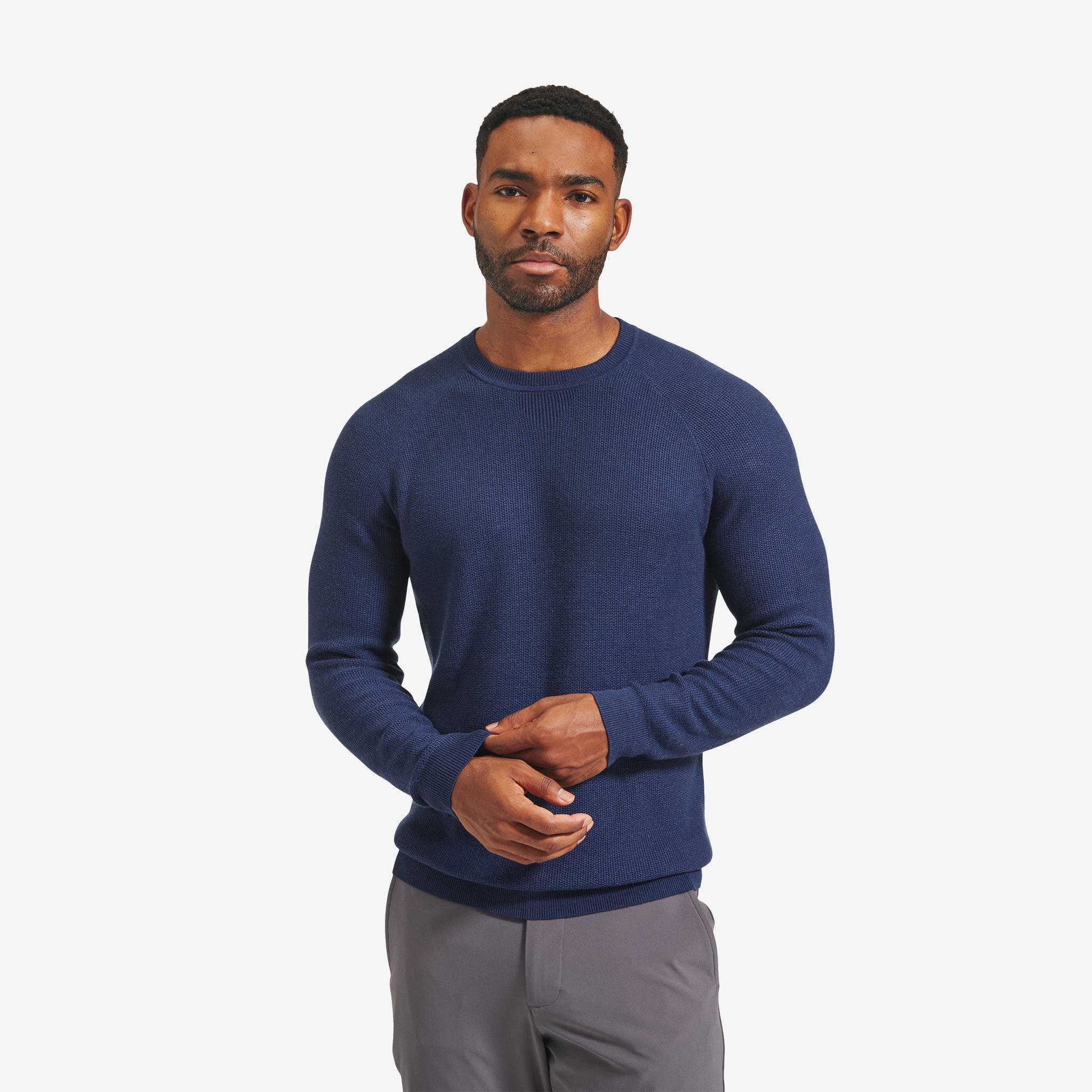 Medieval Blue Heather Cassady Sweater | Mizzen+Main