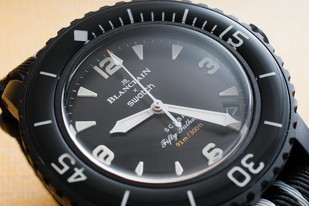Blancpain Swatch Fifty Fathoms Ocean of Storms Watch Review