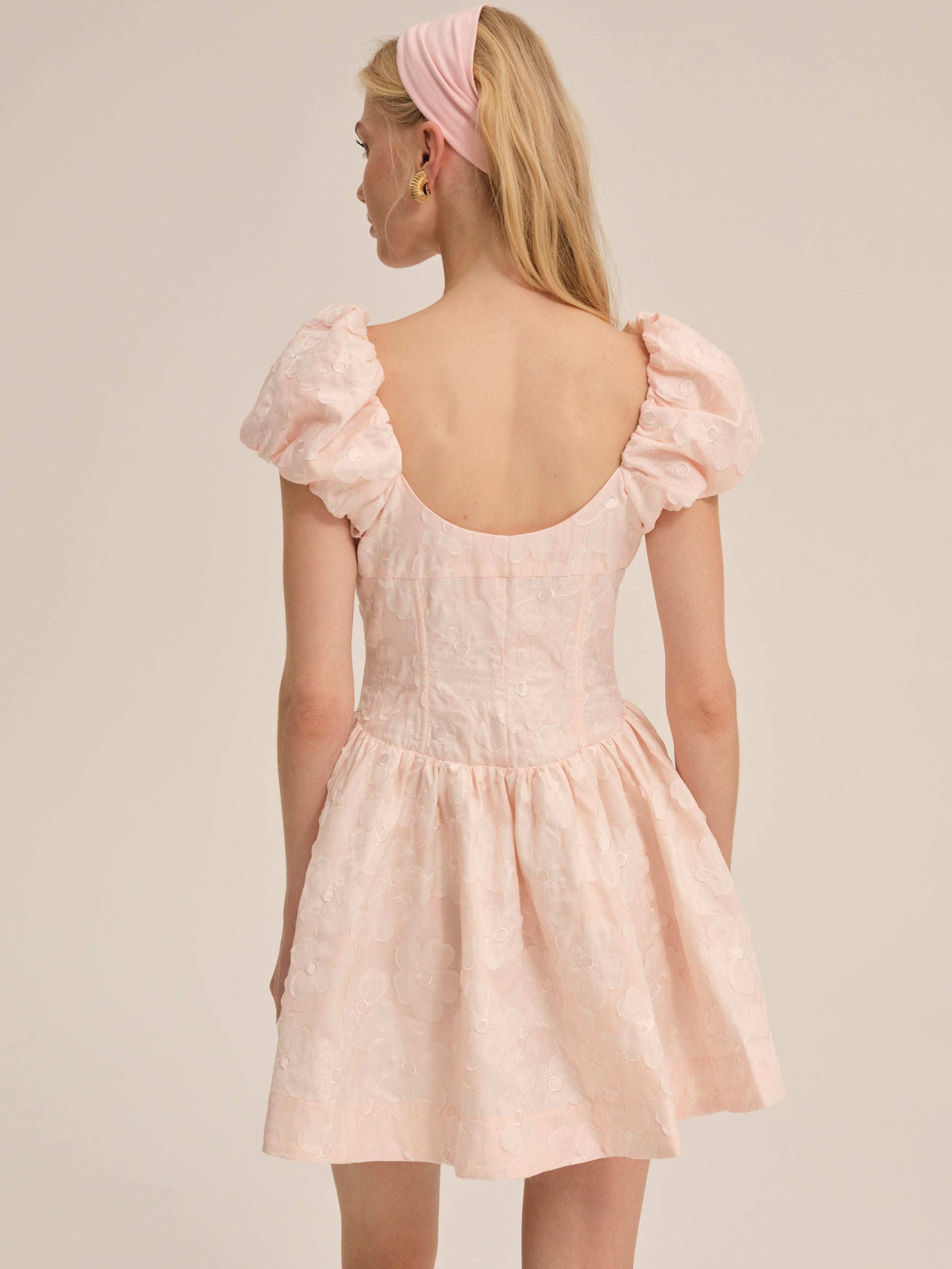 Florence Mini Dress — Peach | For Love & Lemons