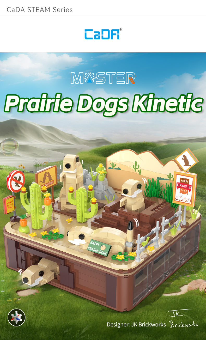 CaDA Master Steam Series Prairie Dogs Kinetic C71008W – Doublee_CaDA