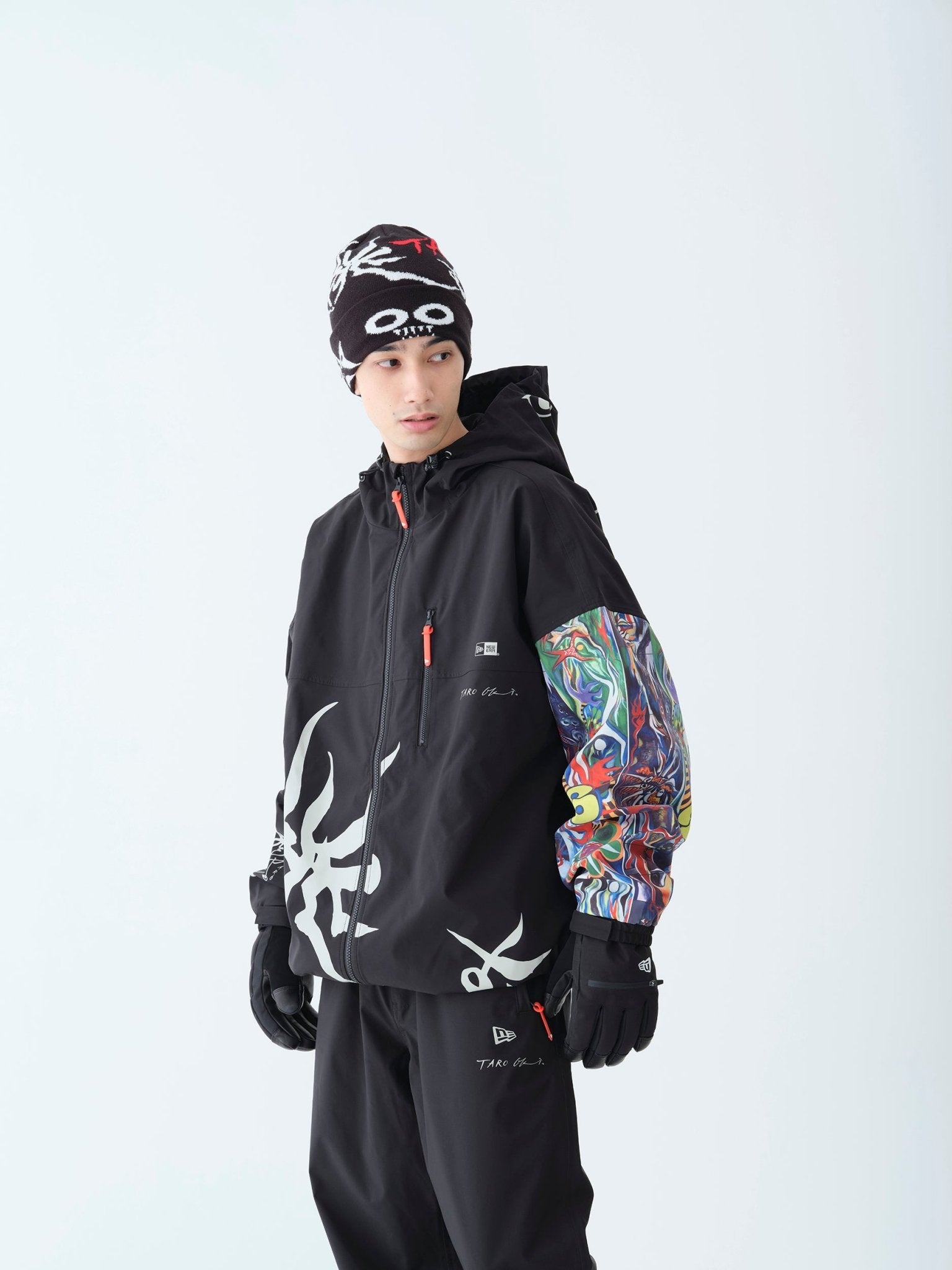 スノートラックパンツ NEW ERA SNOWBOARDING パイピング ブラック