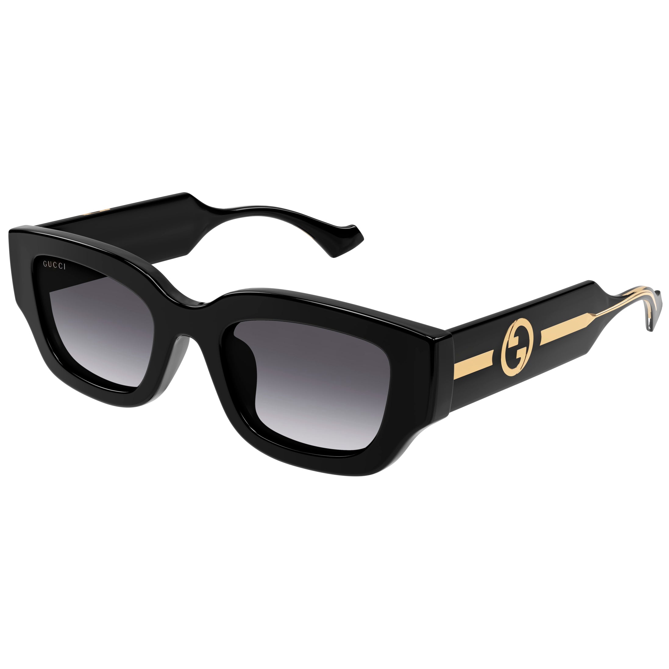 Gucci Gg1558sk Havana Female Rectangle Sunglasses | Eyewear Index