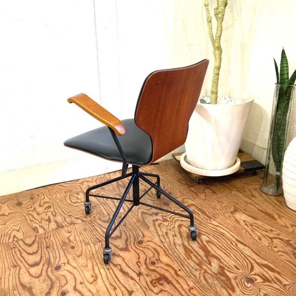 天童木工 / Tendo アームチェア デスクチェア 剣持勇 チーク