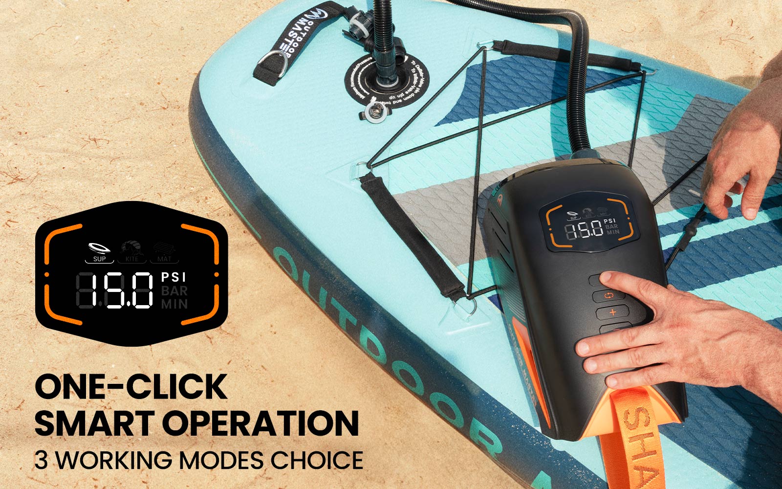 SHARK 3 電動ポンプ（SUP・カヤック用）｜画期的な製品｜300Lパドル