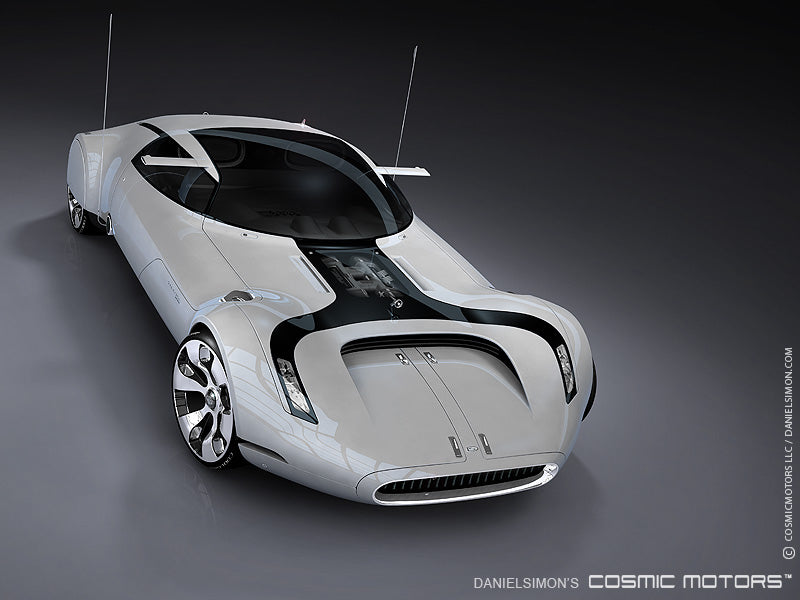 2033 Cosmic Motors Galaxion 3000 Coupe by Daniel Simon – TheArsenale
