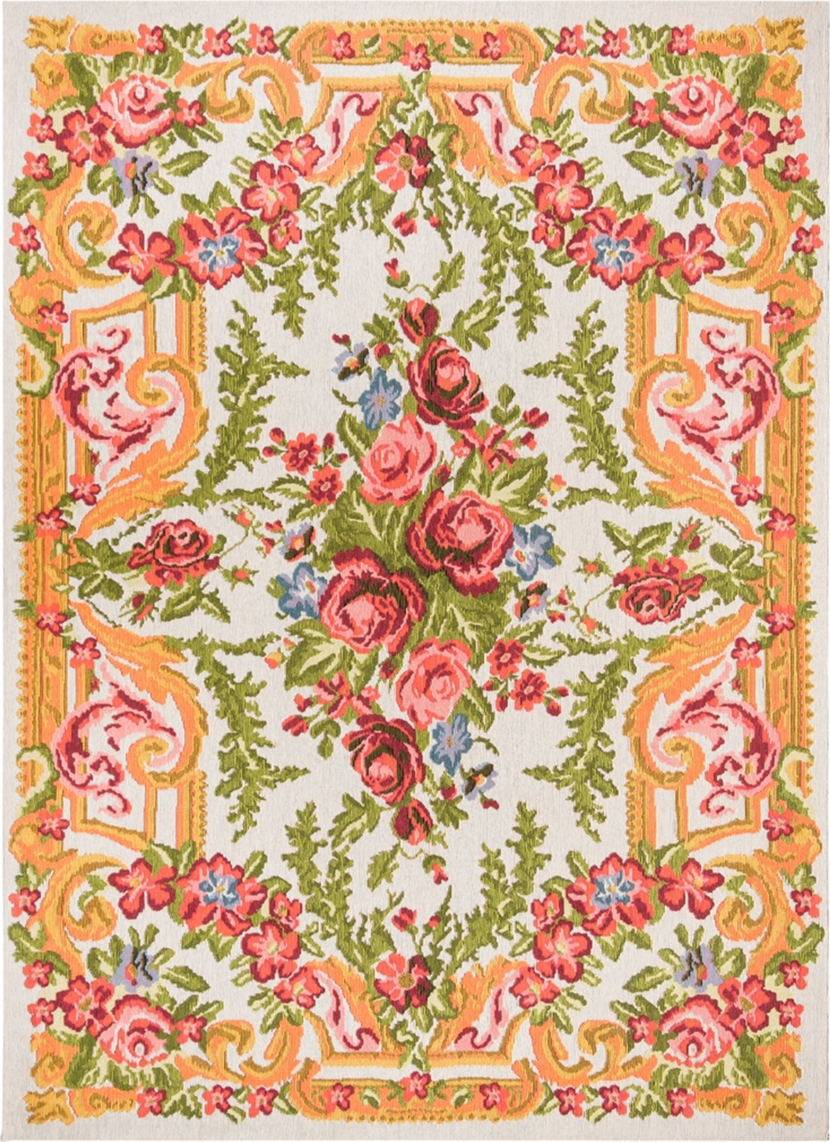 Safavieh Classic Vintage CLV112A Ivory/Rose Area Rug – Incredible