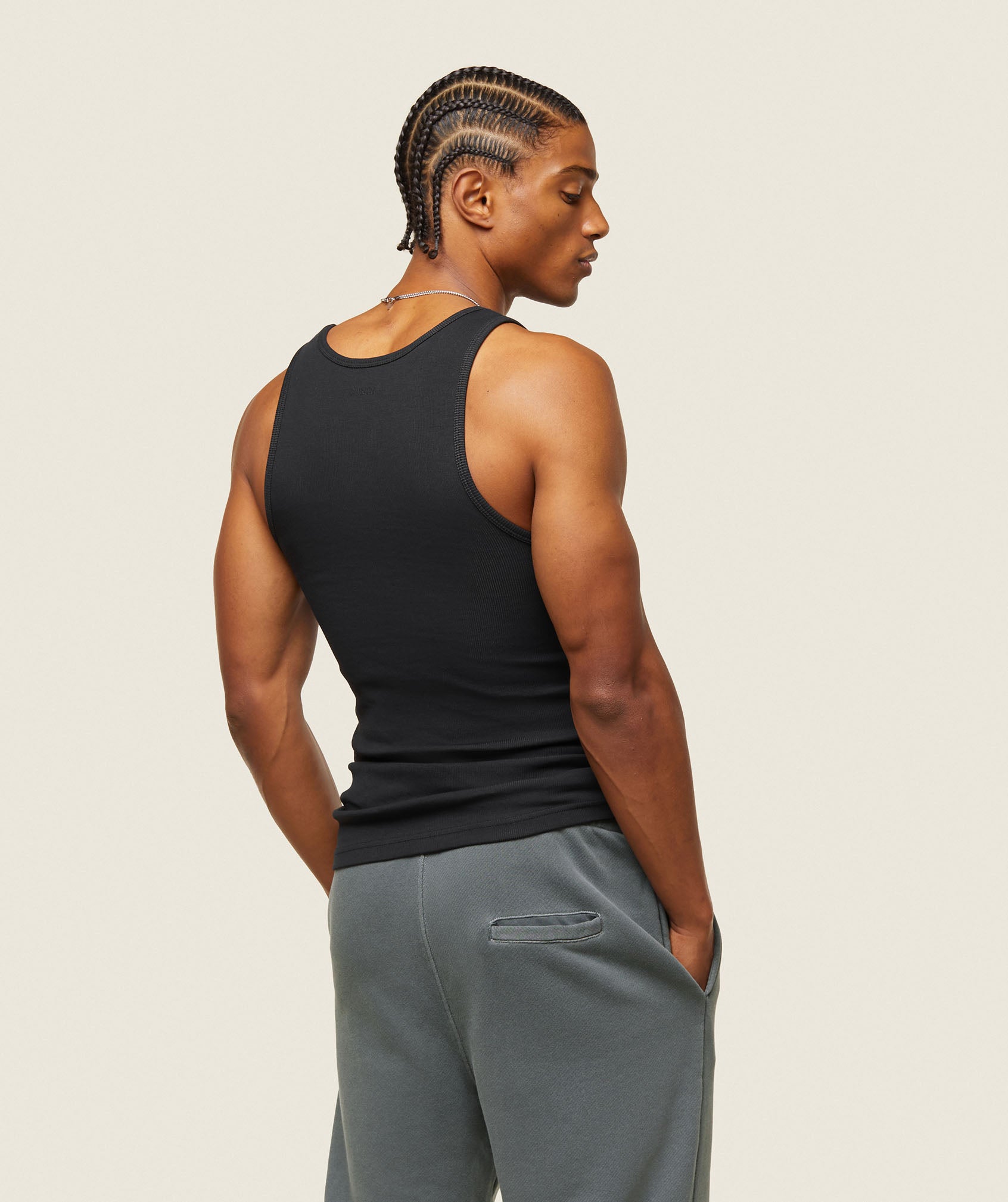 Gymshark everywear Ribbed Tank - Black | Gymshark