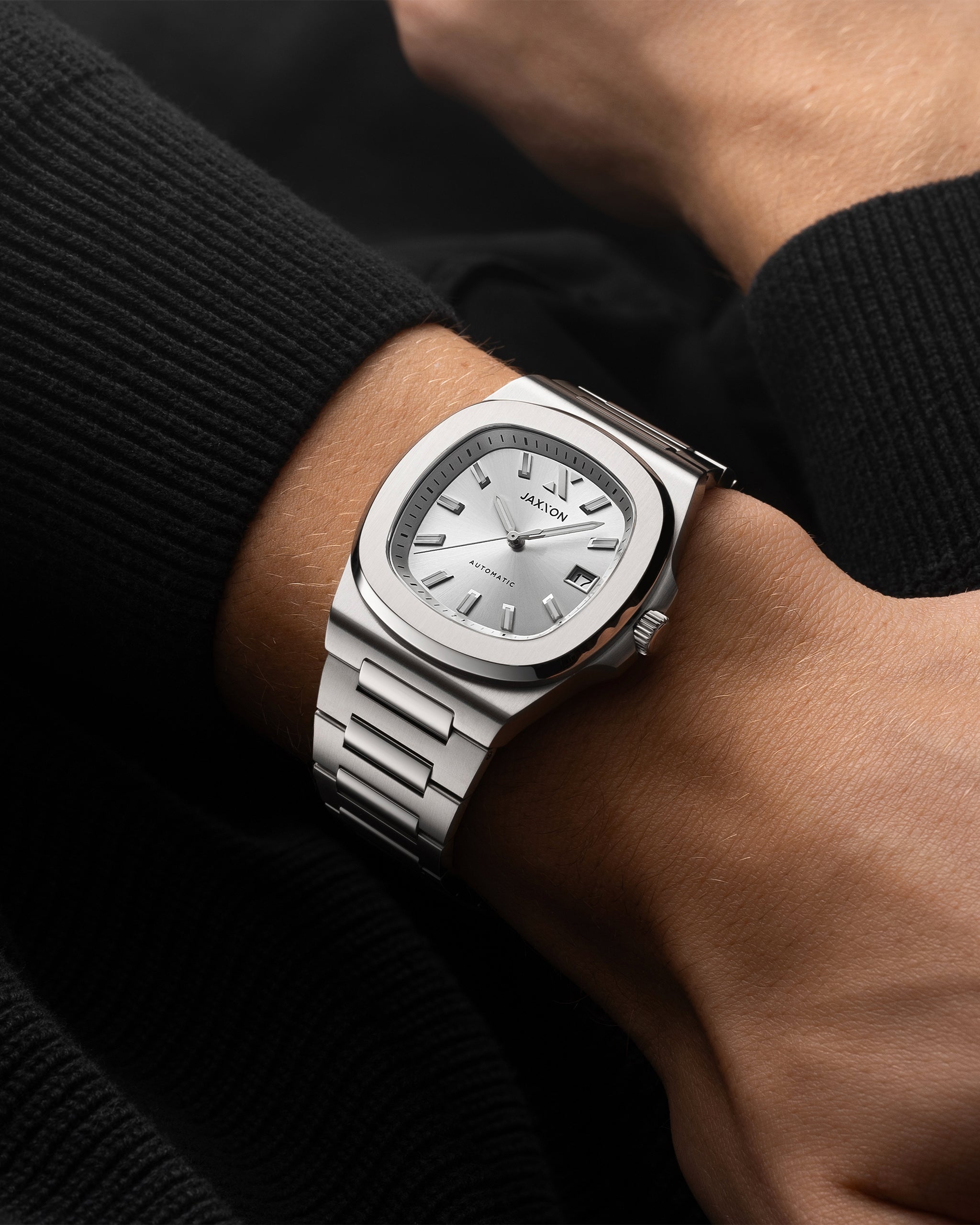 JX1 Automatic Watch - Silver - JAXXON