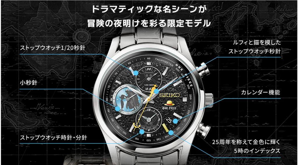 One Piece x Seiko TV Animation 25th Anniversary Memorial Edition