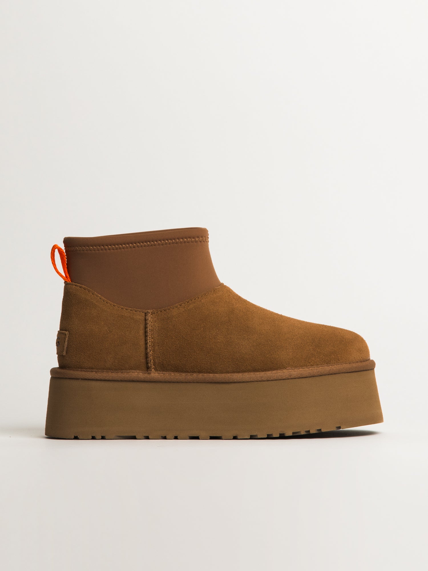 WOMENS UGG YOSE FLUFF BOOT - BROWN
