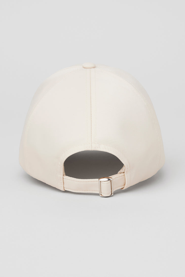 Satin Off-Duty Cap - Creme | ALO