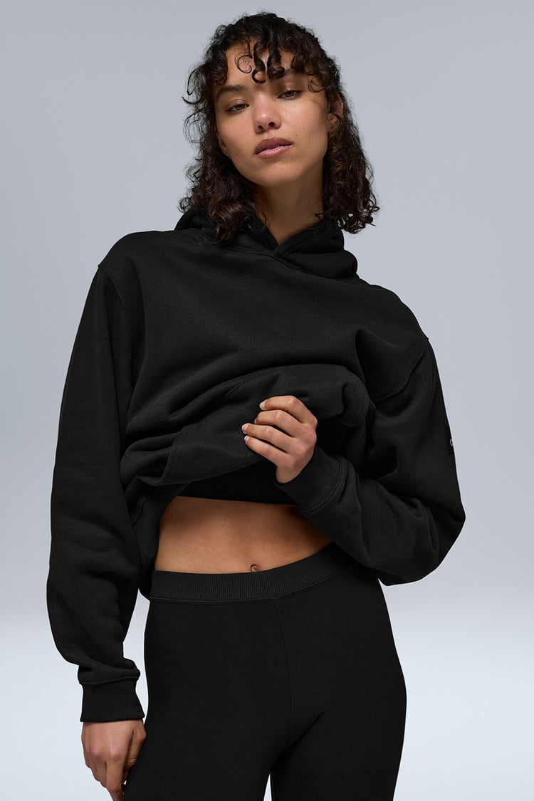 Renown Heavy Weight Hoodie - Black | ALO