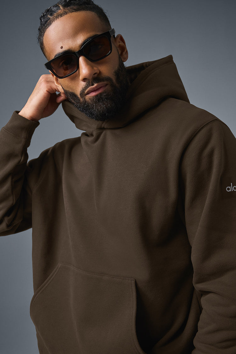Renown Heavy Weight Hoodie - Espresso | ALO