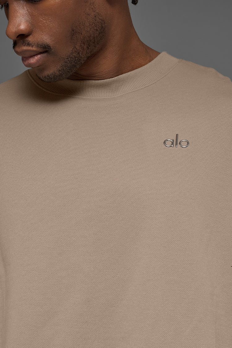 Accolade Crew Neck Pullover - Gravel | ALO