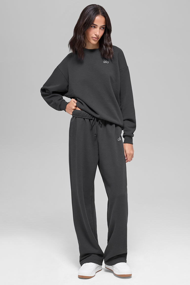 Accolade Straight Leg Sweatpant - Anthracite | ALO