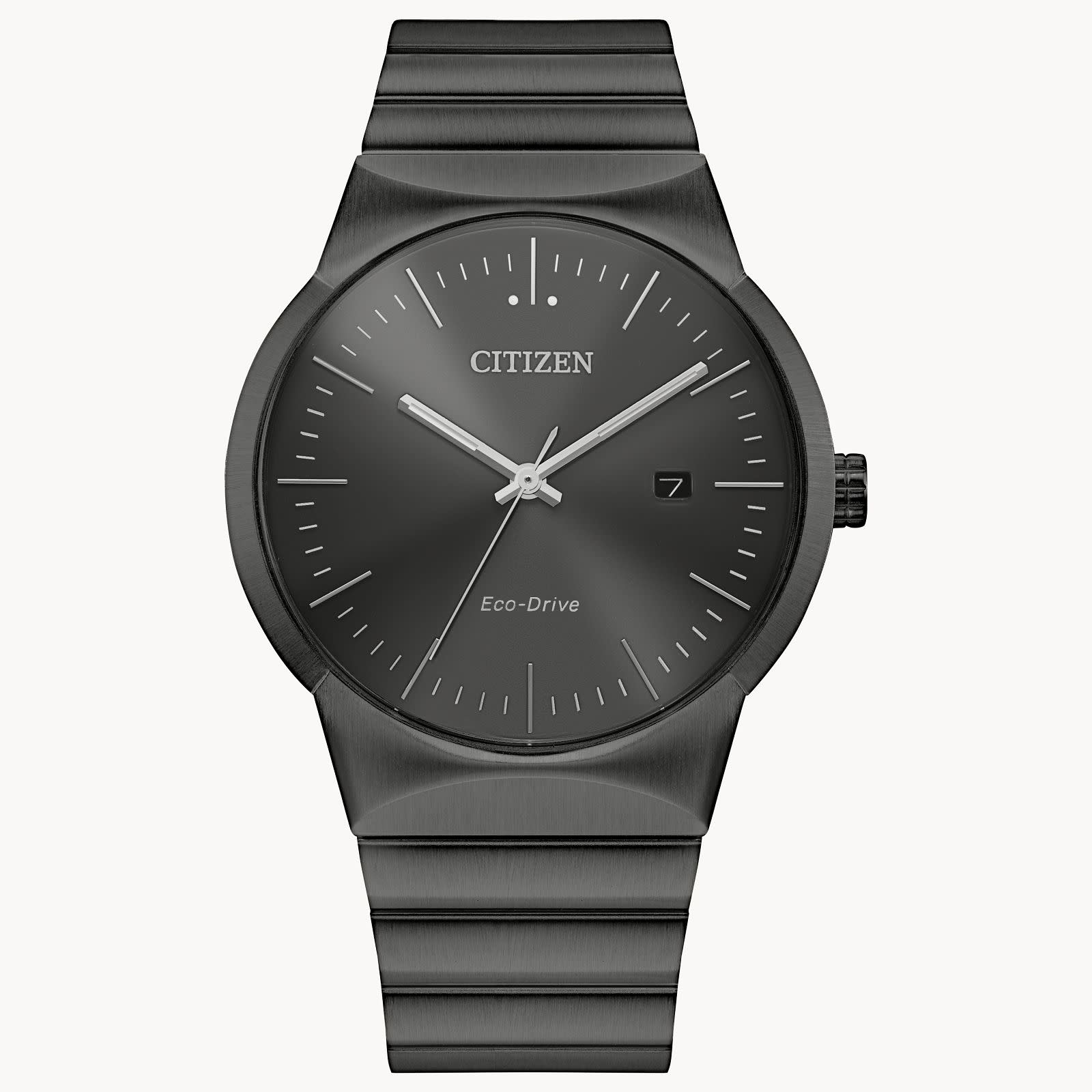 10024 CITIZENS AXIOM MENS WATCH WITH GREY ION PLATED STAINLESS