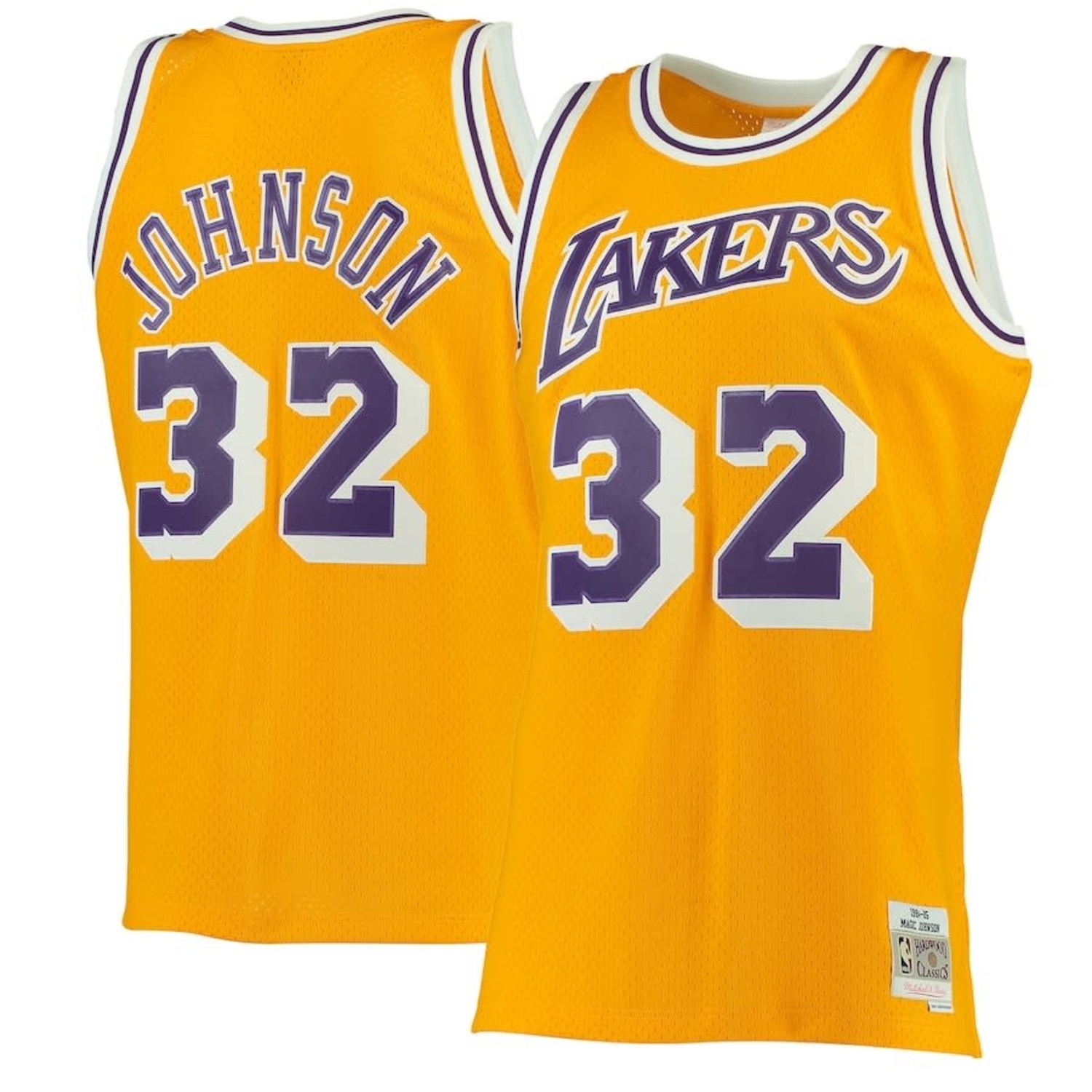 LA Lakers Men's Mitchell & Ness 1984-85 Magic Johnson #32 Swingman